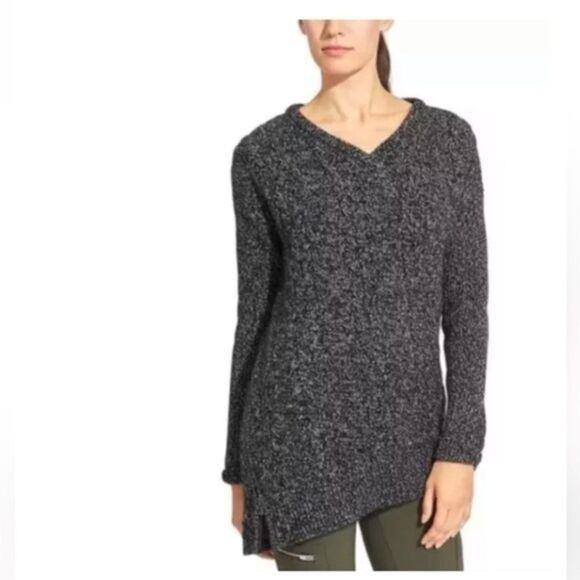 Athleta Northern Lights Cashmere Blend Sweater ex small Asymmetrical oversized - Picture 1 of 12